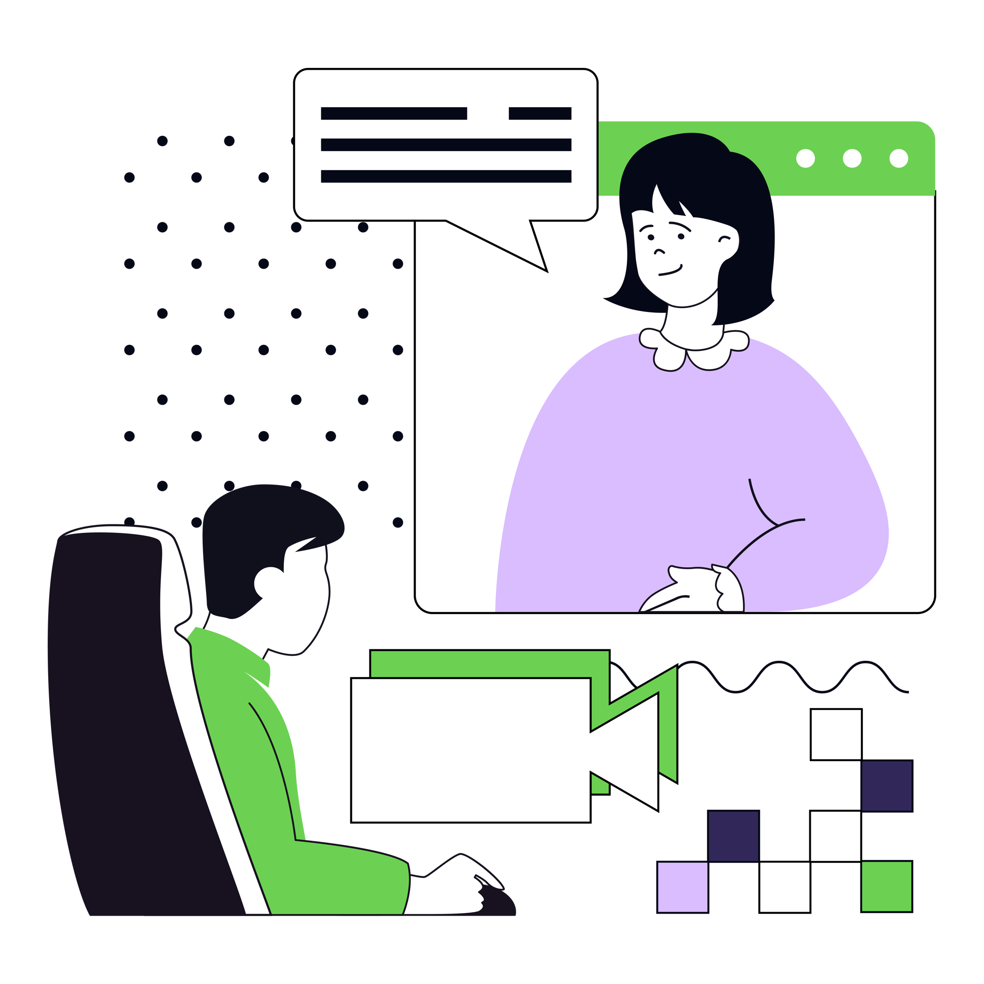 illustration set_video sales letter